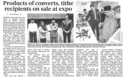 Clipping July 19 Products of converts, tithe recipients on sale at expo
