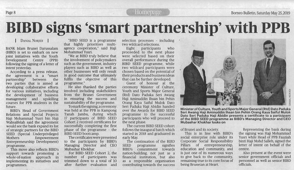 Clipping May 25 BIBD signs smart partnership with PPB