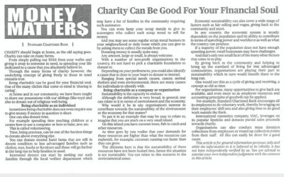 Money Matters Aug 1 – Sep 19