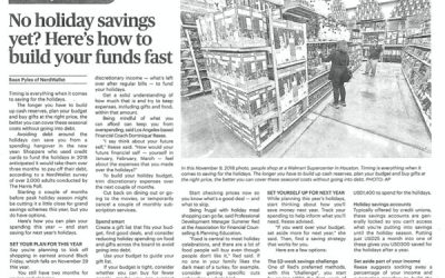Money Matters Oct 3 – Nov 21
