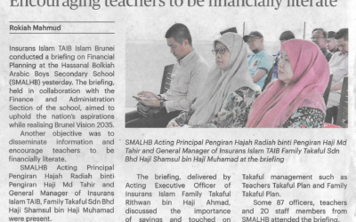 Encouraging Teachers to be financially Literate