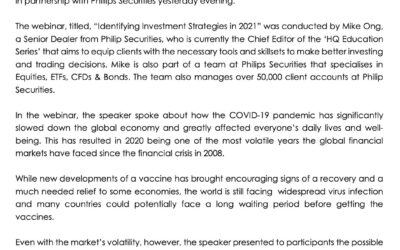 BBB 27012021 – BAIDURI CAPITAL HOSTS MARKET OUTLOOK WEBINAR