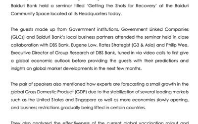 BBB – 6 Apr 2021 – Baiduri Bank hosts Rates Seminar