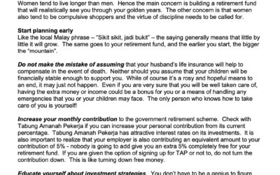 SCB – 4 March – Women and Money