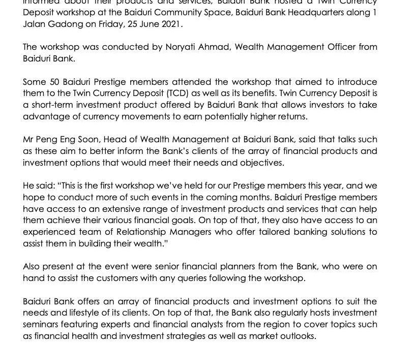 BBB – WORKSHOP FOR TWIN CURRENCY DEPOSIT_BB