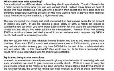 MONEY MATTER$ 19082021 THE GREAT MODERATION SPENDING WISELY – SCB