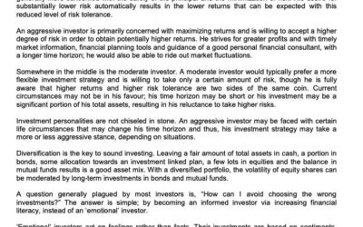 MONEY MATTER$ – WEALTH PLANNING – SCB 24 June 2021