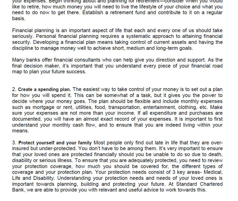 Money Matter$ – SCB 6 January 2022