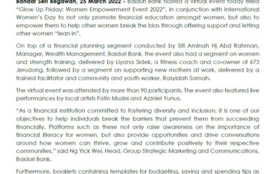 BAIDURI BANK HOSTS EVENT TO EMPOWER WOMEN