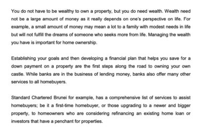 SCB – Money Matter$ 16 June 2022 – Homeownership Made Easy