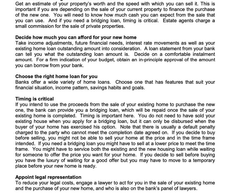 SCB – Money Matter$ 26 may 2022 – Upgrading your home