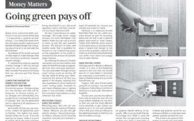 SCB – Money Matter$ –  6 Oct 2022 – Going green pays off