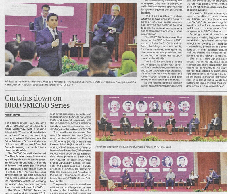 BB 2 July 2022 – Curtains down on BIBD SME360 Series