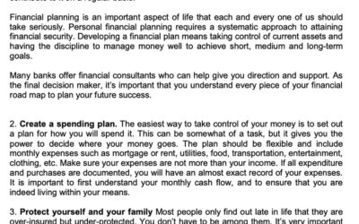 SCB – Money Matter- 12 Jan 2023 – Five Gifts to Give Yourself in the New Year