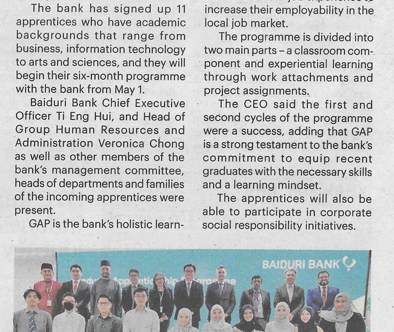 BB 28 Apr 2023 BBB Bank welcomes new apprentices
