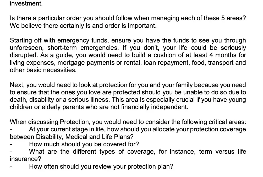 Money Matter$ – Plan, Build & Protect your finances