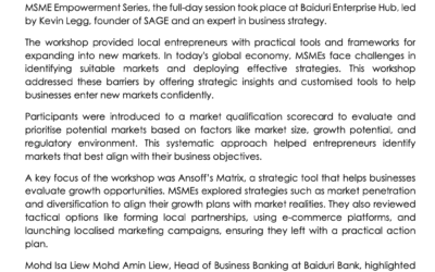 BBB 26092024- MSMEs New Market Entry Strategies