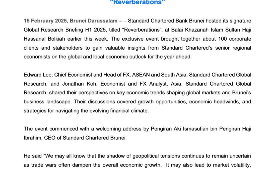SCB 15022025 Global Research Briefing H1 2025 – Reverberation