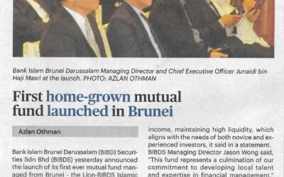 (BB) BIBD 8 June 2024 – First home-grown mutual fund launched in Brunei