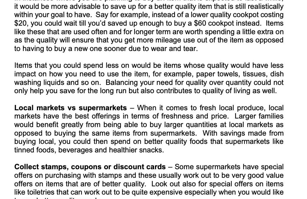 SCB – Money Matter$ 02052024 Saving Money on Shopping