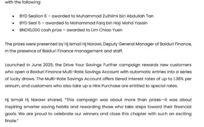 BBB 16 Jan 2026 – BAIDURI FINANCE GRAND DRAW DRIVE YOUR SAVINGS FURTHER WINNERS