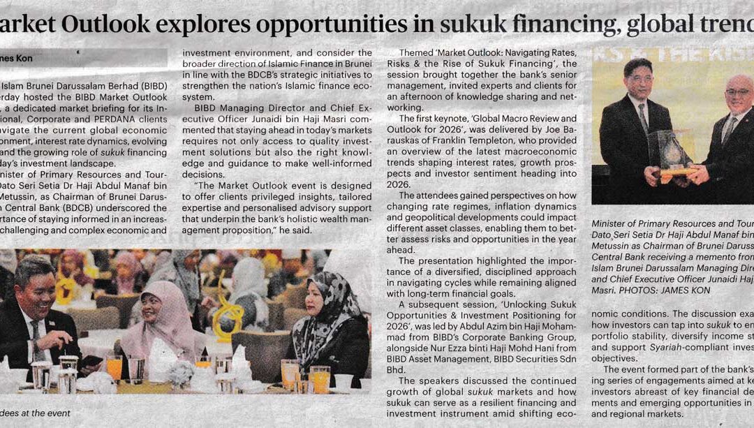 BIBD 16 Jan 2026 – BIBD Market Outlook explores opportunities in sukuk financing, global trends