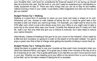 Money Matter$ – 15 January 2026 – New Financial Resolutions Keeping Fit On A Budget