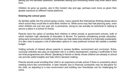 Money Matter$ – 8 January 2026 – Assessing your life stage – the kids are off to school