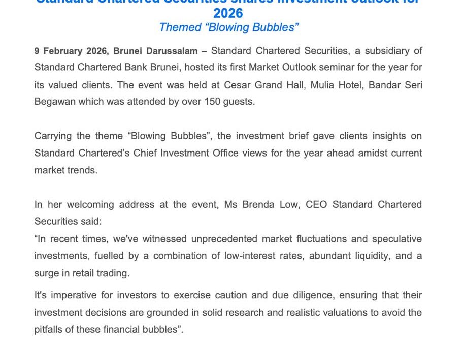 9 Feb 2026 – Standard Chartered shares investment outlook for 2026