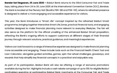 BBB 25 June 2026 – BAIDURI BANK RETURNS TO CONSUMER FAIR 33 WITH SMART LIFE EXPERIENCE_Final