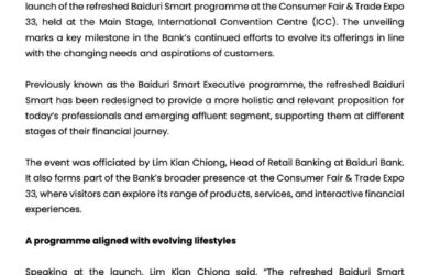 BBB 26 June 2026 – Consumer Fair 2026 33 x SMART Launch