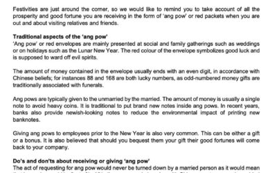 Money Matter$ – 12 Feb 2026 – Save your Ang Pows – the traditions behind the red envelope