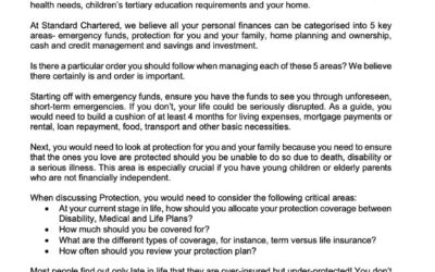 Money Matter$ – 21 May – The Basics of Planning, Building and Protecting Your Financial Future s